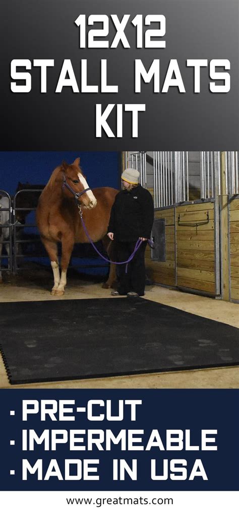 Our Goliath TM truly seamless flooring system for your horse stalls. . 12x12 horse stall mats
